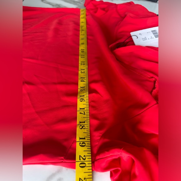 Red Off-Shoulder Ruffle Top - Picture 7 of 8
